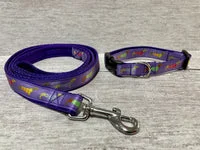 Purple Dachshund Daxie Jumper Dog Collar 5