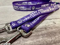 Deaf & Partially Sighted Blind Alert Dog Lead 4