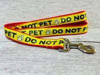 Do Not Pet Me Alert Dog Collar 3