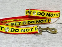 Do Not Pet Me Alert Dog Collar 2