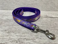 Purple Dachshund Jumper Ribbon Lead 1