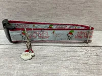 Dalmatian Santa's Little Helper Christmas Dog Collar 3