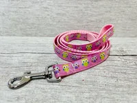 Pink Owl Dog Collar 5