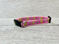 Pink Owl Dog Collar 1