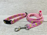 Pink Owl Dog Collar 4