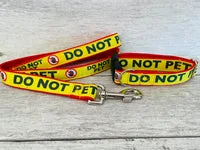 Do Not Pet with stop hand Alert Dog Lead 3