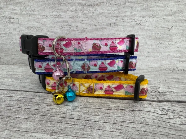 Multi Cupcake Puppy/Small Dog Collar