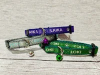 Personalised Cat Collar with Chipped Status 10