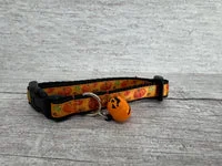 Autumn Pumpkin Acorn Leaf Cat Collar 4
