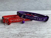 Indoor Cat Collar with Alert Print 4