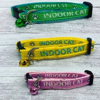 Indoor Cat Collar with Alert Print 2
