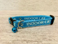 Indoor Cat Collar with Alert Print 1
