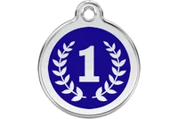 Red Dingo Enamel Winner Personalised Pet ID Tag 1