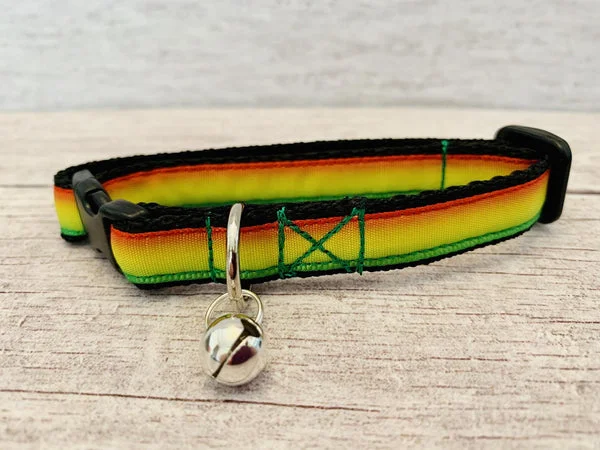 Reggae Inspired Cat Collar
