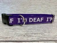 I'm Deaf - Deaf Alert Dog Collar 5