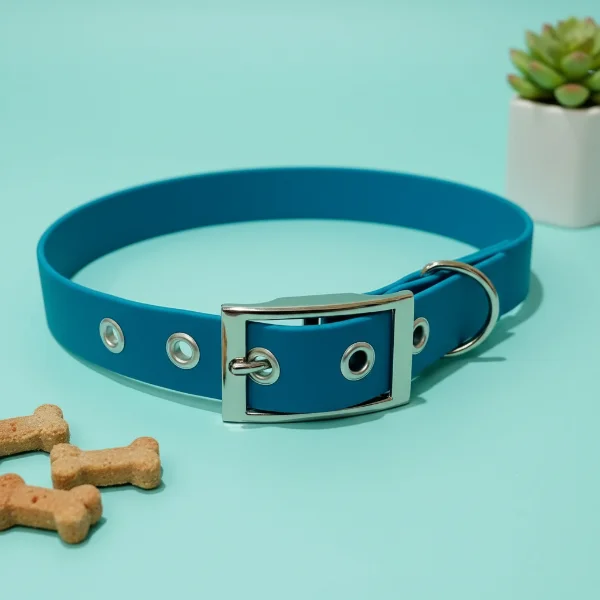 Blue Lagoon Biothane Waterproof Dog Collar