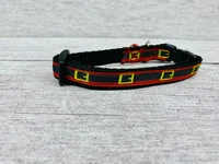 Christmas Cat Collar with Santa Belt 2