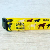 Labs Rules Dog Collar Labrador Rules 7