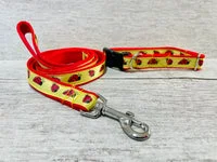Personalised Ladybird Ladybug Ribbon Lead 3