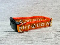 Solid Colour Do Not Pet Alert Dog Lead 3