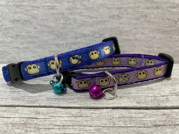 Monkey Face Inspired Cat Collar