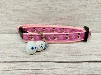 Christmas Snowman and Snowflake Cat Collar 1