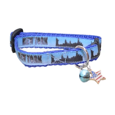 New York Skyline Puppy/Small Dog Collar