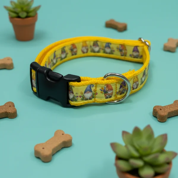 Garden Gonk Dog Collar