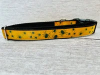 Autumn Pumpkin Acorn Leaf Dog Collar 3