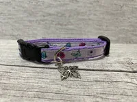 Butterfly & Flower Dog Collar for Puppies and Small Dogs 2