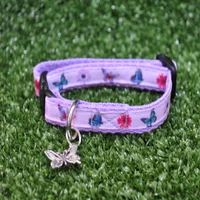 Butterfly & Flower Dog Collar for Puppies and Small Dogs 5